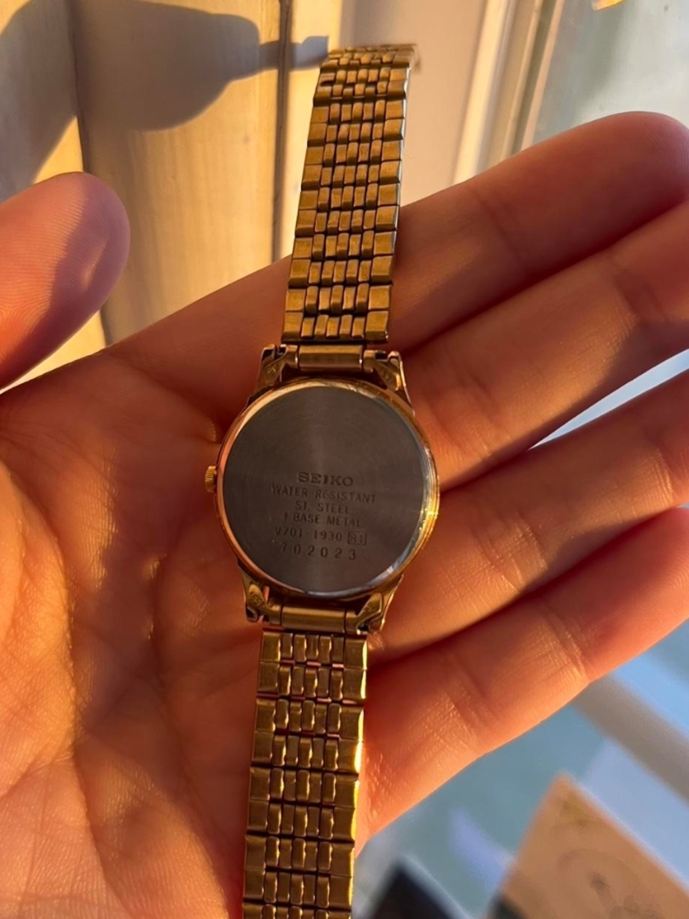 Seiko Gold Women's Two-Tone Bracelet Watch - Picture 3 of 4